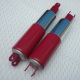 ZADNÍ TLUMIČE -- CHROM/ČERVENÉ - ORIGINÁL ČR